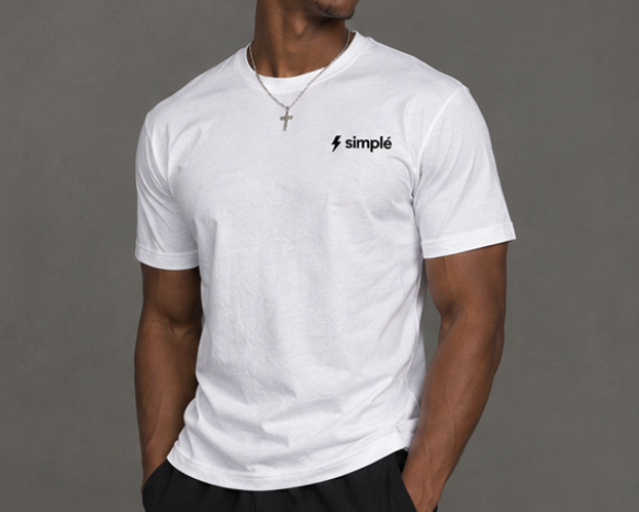 Simplé White & Black T-Shirt