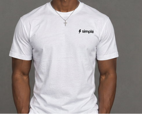 Simplé White & Black T-Shirt