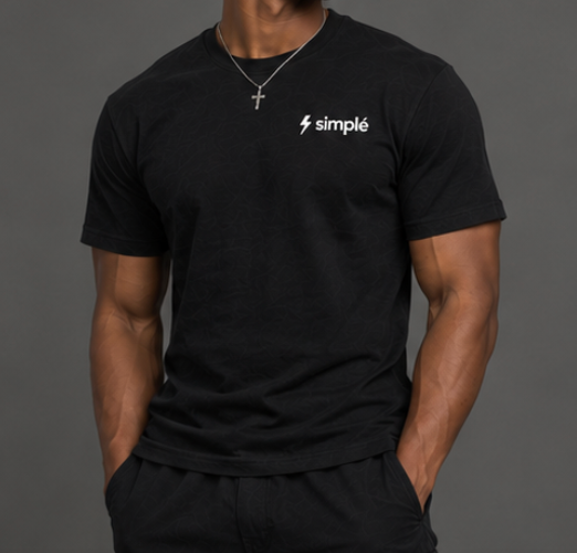 Simplé White & Black T-Shirt