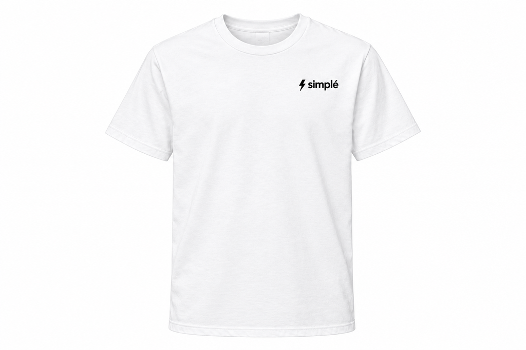 Simplé White & Black T-Shirt