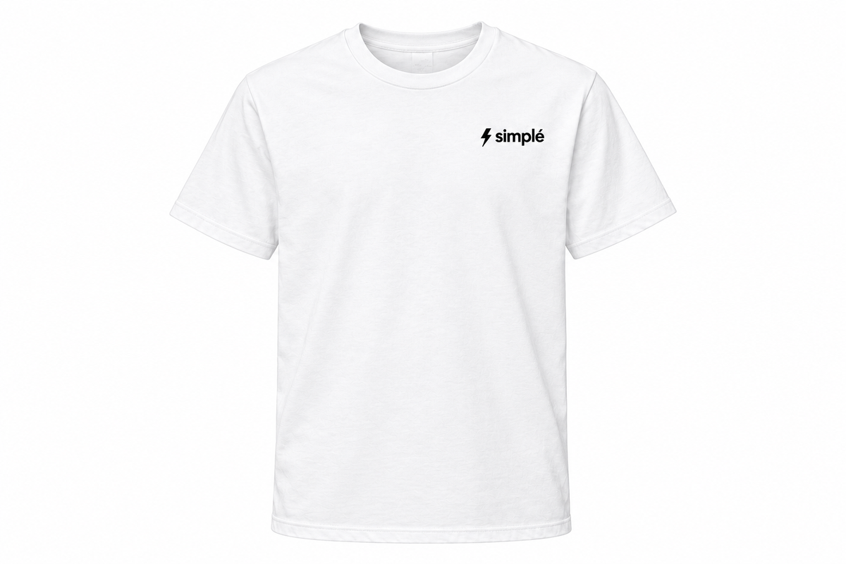 Simplé White & Black T-Shirt
